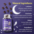 Image 2 for careleaf Good Sleep Gummies Cherry Flavor 60 Gummies