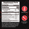 Image 2 for careleaf Sugar-Free Men's Energy Gummies Pomegranate Flavor 60 Gummies
