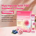 Image 2 for careleaf Myo-Inositol with FOS Supplement Powder Blueberry & Rose Flavor 15 Sachets