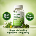 Image 2 for careleaf Sugar Free Dietary Fibre Gummies Green Apple Flavor 60 Gummies
