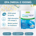 Image 3 for Pharmepa Restore High-Absorption Pure EPA Omega-3 Fish Oil 1000mg, IFOS Certified, 60 Softgels