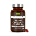 Image 1 for Concentrated Vegan Omega-3 Algae Oil, 400mg DHA, 200mg EPA & Astaxanthin, 180 Softgels