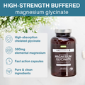 Image 3 for High-Strength Magnesium Glycinate Buffered Chelate, 180 Vegan Capsules