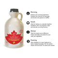 Image 4 for Canadian  Organic  Maple Syrup Single  Source Amber 4l