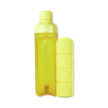 Image 2 for YOS Bottle | Pill Box & Water Bottle in One! | Yellow