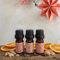 Image 2 for Festive Calm Christmas Essential Oil Trio Set 5ml x3 – Frankincense, Sweet Orange & Clove