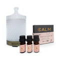 Image 1 for Aroma Diffuser with Festive Calm Christmas Essential Oil Set 5ml x3 – Frankincense, Sweet Orange & Clove