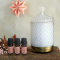 Image 2 for Aroma Diffuser with Festive Calm Christmas Essential Oil Set 5ml x3 – Frankincense, Sweet Orange & Clove