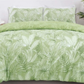 Image 4 for Madeira Sage Reversible Duvet Cover Set (Size: 230 x 220 cm) Including Two Pillowcases