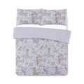 Image 1 for Ava Chinoiserie Birds Gold Reversible Double Duvet Cover Set (Size: 200 x 200 cm) Including Two Pillowcases