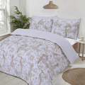 Image 4 for Ava Chinoiserie Birds Gold Reversible King Duvet Cover Set (Size: 230 x 220 cm) Including Two Pillowcases