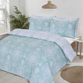 Image 5 for Chatsworth Duck Egg Reversible Single Duvet Cover Set (Size: 135 x 200 cm) Including One Pillowcase