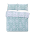Image 1 for Chatsworth Duck Egg Reversible Double Duvet Cover Set (Size: 200 x 200 cm) Including Two Pillowcases