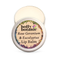 Image 1 for Natural Lip Balm | Rose Geranium & Eucalyptus | 14g