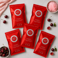 Image 3 for SweetDoughThings Vegan Friendly Sugar Free Candy Floss Cherry Flavour 12g x 5 packs