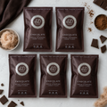 Image 3 for SweetDoughThings Vegan Friendly Sugar Free Candy Floss Chocolate Flavour 12gx 5 packs