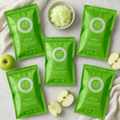 Image 3 for SweetDoughThings Vegan Friendly Sugar Free Candy Floss Apple Flavour 12g x 5 packs