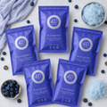 Image 3 for SweetDoughThings Vegan Friendly Sugar Free Candy Floss Blueberry Flavour 12g x 5 packs