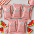 Image 3 for SweetDoughThings Vegan Friendly Sugar Free Candy Floss Watermelon Flavour 12g x 5 packs