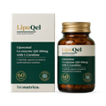 Image 1 for LipoQel Liposomal CoQ10 100mg with L-Carnitine 500mg for Cellular Energy & Metabolism - 60 Tablets