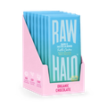Image 1 for Dark & Salted Almond Truffle Centres Organic Vegan Chocolate Bars 8x90g