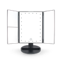 Image 1 for 24 LED Touch Dimmable 3 Way Makeup Mirror with 2 & 3X Magnification - black