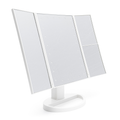 Image 2 for 24 LED Touch Dimmable 3 Way Makeup Mirror with 2 & 3X Magnification - white