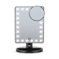 Image 1 for 24 LED Makeup Mirror with mini removable 10X Magnifying Mirror
