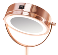 Image 4 for Rose Gold 24 LED Makeup Mirror with mini removable 10X Magnifying Mirror