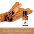 Image 4 for Cinnamon Essential Oil 15ml – Food Grade Aromatherapy Oil for Skin, Hair & Wellness