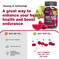 Image 2 for Careleaf Sugar-Free Beetroot Gummies Peach Flavour 3 x 60 Gummies