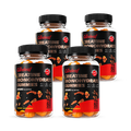 Image 1 for Careleaf Sugar-Free 3000mg Creatine Monohydrate Gummies Orange+Lemon Flavor 4 x 60 Gummies
