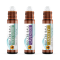 Image 1 for 3pk Roller Ball Gift Set - Feel Good Aromatherapy Roll On Essential Oil - 10ml