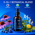 Image 5 for Echinacea Drops 100ml – 3:1 Echinacea Extract with Dandelion & Honeysuckle – Raspberry Flavour