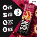 Image 2 for RAW High Protein Bars 12 x 75g, Oat Flapjack, 20g Protein, Low Sugar, Cherry Bakewell