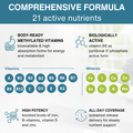 Image 3 for High-Absorption Methylated Multivitamin & Minerals for Women with Iron, 60 Tablets