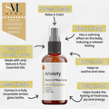 Image 2 for Anxiety - Pillow Spray & Room Sleep Mist - Aromatherapy - 10ml