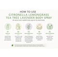 Image 2 for Tea Tree & Lavender Body Spray - Soothing Natural Bite Relief Aromatherapy - 10ml