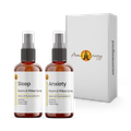 Image 1 for Sleep Pillow Spray Room Mist 2 Pack Gift Box Set | Anxiety & Sweet Dreams 10ml