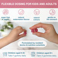 Image 4 for Calm Magnesium Gummies, with L-Theanine & Vitamin B6, for Kids & Adults, 90 Gummies
