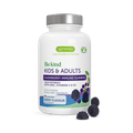 Image 1 for High Strength Elderberry Immune Gummies, 4-in-1 Complex with C, D3 & Zinc, for Kids and Adults, 90 Gummies