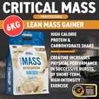 Applied Nutrition Critical Mass Professional Lean Mass Gainer Vanilla 6kg (40 Servings) image 2