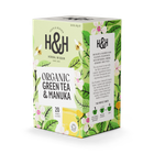 Heath & Heather Organic Green Tea with Manuka 20 Tea Bags image 1