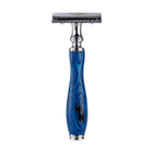 Naked Necessities Blue Wood Razor + 6 blades image 2