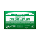 Dr Bronner All-One Almond Pure-Castile Bar Soap 140g image 1