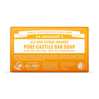Dr Bronner All-One Citrus-Orange Pure-Castile Bar Soap 140g image 1