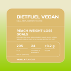 USN Diet Fuel Vegan Meal Replacement Shake Vanilla 880g image 3