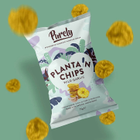 Purely Plantain Chips Wild Garlic 75g image 2