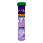 Holland & Barrett High Strength Effervescent Vit C & Zinc Blackcurrant Flavour 20 Tablets image 1