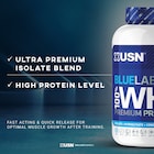 USN Blue Lab Whey Premium Protein Powder Chocolate Caramel 2kg image 2